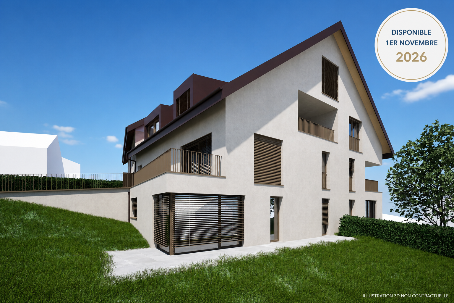 Nouvelle promotion à la location - Appartement Lot 5 de 4,5 pièces avec terrasse